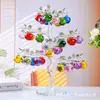 Árbol de Manzana de Cristal Árbol de la Paz Decoración Creativa para Sala de Estar Regalo Entrada Mueble de TV Aparador de Vino Decoración del Hogar Adornos