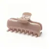 Pinza para el cabello de estilo coreano color rosa melocotón y café con leche, con un toque de alta gama, pinza de tiburón limpia y simple, pasador elegante, accesorios para el cabello al por mayor