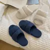 Pantuflas de interior para mujer Nanbowan para primavera y otoño, con suelas suaves, silenciosas, antideslizantes, de punta abierta para parejas, adecuadas para suelos de madera