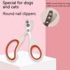 Cortauñas para Gatos y Perros con Diseño Recién Mejorado y Dos Orificios de Corte Circulares de Diferente Tamaño(2mm&4mm)-Evita Cortar Demasiado las Uñas de tu Mascota - Set Profesional de Cortauñas para Mascota