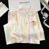 Pijama infantil estilo princesa, de manga larga, para primavera y otoño, con diseño de nube de dibujos animados, hecho de algodón fino, nueva colección 2026, ropa de estar para niñas de verano