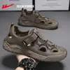Sandalias de Verano para Hombre, Transpirables, para Exteriores, Antideslizantes, Casuales, Caladas, Resistentes al Desgaste, para Deportes al Aire Libre, Actividades Acuáticas y Uso en la Playa