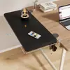 Placa de extensión de escritorio, uso en oficina, no requiere taladro, panel de mesa extensible, soporte de brazo plegable, bandeja para teclado