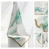 Pañuelo Cuadrado Pequeño Versátil para Primavera/Verano con Diseño Sencillo, Múltiples Estilos de Uso, 100% Seda de Morera, Tacto de Alta Gama, Pañuelo de Seda Genuina