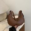 Bolso Sobaco Versátil Coreano Pequeño Trendy 2025 Invierno Hombro Cruzado Estudiante Bolso Dumpling Bolso de Mujer de Alto Valor