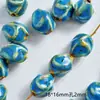 Pendientes Vintage de Bola con Forma de Corazón de Melocotón Estilo Bohemio Agujero Recto Materiales Accesorios Pulsera de Cuentas Estudiante Femenina Bolsa de Material di