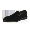 Sapatos Casuais de Couro de Tamanho Grande Transfronteiriços Sapatos Slip-on Foscos Masculinos Estilo Coreano Sapatos Sociais Pontudos da Moda Estilo Britânico