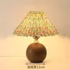 Estilo ins alta aparência luminária de mesa plissada retrô nórdica garota celebridade da internet quarto simples atmosfera de cabeceira luz noturna
