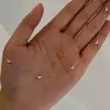 Colar Spliced de Prata Esterlina S925 com Strass Estilo Coreano Luxo Leve Exquisito Moda Versátil para o Dia a Dia Design de Nicho Corrente para Clavícula
