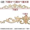 Venta al por mayor de tallas de madera Dongyang talladas en madera maciza europea, calcomanías para muebles, decoración de puertas de gabinetes, flores, fondo, pared, techo, esquina, flores