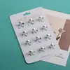 Broche de Flor Mais Vendido da Amazon, Alfinete de Turbante, Joia, Clipe Fixo Feminino, Acessórios de Roupa Estilo Étnico, Pérolas