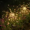 Luces de Cadena Solares, Luces de Cadena LED, Luces Insertables en el Suelo, Luces de Fuegos Artificiales, Luces Decorativas de Navidad, Luces de Ambiente, Luces para Césped, Luces de Cable de Cobre