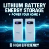 Batería de Litio para Almacenamiento de Energía Doméstica Montada en Pared 51.2V/150Ah Sistema Fotovoltaico para Villa Transfronterizo 7.5Kw Gran Capacidad