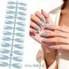 Puntas de Uñas Trapezoidales Translúcidas de Color Sólido Transfronterizas Parches de Uñas Postizas Terminados Uñas Portables Parches Versátiles para Uñas Artísticas Accesorios Multicolor
