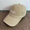 Boné Feminino Retrô Americano Aba Macia GOLNWY CLASSIC Bordado Chapéu Bico de Pato Tendência de Rua Masculino Chapéu de Sol