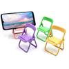 Soporte Universal para Teléfono Móvil para Silla de Escritorio ins Soporte Color Macaron Adornos Decorativos Soporte para Silla de Escritorio