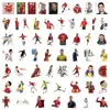 57 Adesivos de Grafite de Personagem Personalizados da Nova Estrela do Futebol Cristiano Ronaldo, Adesivos à Prova d'Água para Carro, Bagagem e Garrafas de Água