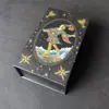 Tarjetas de Tarot Waite Doradas Auténticas Popularizadas Set Completo de Tarjetas de Tarot para Mascotas Tarjetas de Tarot Impresas a Color Tarjetas de Juego de Mesa