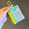 Nuevo cordón de teléfono colorido, charm para bolso, caja de sobre rojo, accesorio para teléfono, llavero, bolsa versátil para auriculares, colgante de bolso pequeño