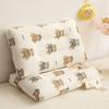 Almohada Infantil Algodón Hilo Doble Capa Dibujos Animados Guardería Almohada Infantil Núcleo Almohada Confort Siesta Bebé Almohada Cervical Venta al por Mayor