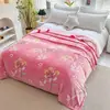 Manta de forro polar tipo copo de nieve Amazon para comercio exterior transfronterizo, manta gruesa de forro polar de leche para siesta en la oficina, manta de forro polar de coral para otoño e invierno