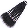Cuerda para el pelo de trenza de frijol de colores para niña, doble cola de caballo, estilo coreano, para atar, suave, para niña, Lolita, trenza de cuentas hecha a mano