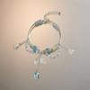 Pulsera Serie Azul Super Valor Más Vendida con Estilo Océano Fresco, Versátil y Elegante, Pulsera Estudiante Estilo Corte Cola de Pez Regalo