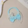 Novedad Estilo Europeo y Americano Diademas de Malla con Encaje Fino para Niños, Diademas con Moño Multicolor, Accesorios para el Cabello, Venta Directa del Fabricante