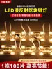 Tira de Luz de Reflejo Difuso LED Cadena de Luz Blockchain Caja de Luz Publicitaria Luz para Persianas Enrollables Módulo de Tira de Luz para Techo de Película Suave Fuente de Luz 220V