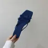 Nuevas Sandalias Plateadas y Pantuflas Negras de Temporada para Primavera y Verano, Zapatos de Mujer de Nicho Estilo Hada Retro Francés