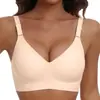 Popular Europeo y Americano Talla Grande Suave Gelatina Sin Costuras Sujetador con Efecto Push-Up, Sin Varillas, Hermoso Diseño de Espalda, Venta al por Mayor Disponible en Amazon