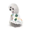 Ropa para Perros de Primavera y Verano para Teddy, Bichón, Perros Pequeños y Gatos, Ropa de Algodón para Mascotas, Vestidos Decorativos de Princesa, Faldas de Piña