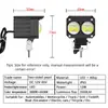 Suministrado Directamente por el Fabricante, Luces Led para Motocicleta y Vehículo Eléctrico con Luz Doble y Lente, Luces Auxiliares de Alto Brillo Modificadas, Focos, Faros Delanteros