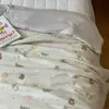 Versão Classe A 100% Algodão Colcha de Verão Algodão Puro Versão de Gaze Dupla Camada Versão B Colcha Refrescante Colcha de Verão de Soja Colcha Refrescante de Verão Colcha de Ar Condicionado Cama 1