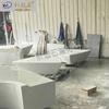 Comunidad Comercial Banco de Concreto Silla Cuadrada de Ocio Tira de Cemento Grc Asiento de Descanso Banco de Parque de Aeropuerto
