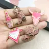 Vaquero Occidental Cabeza de Toro Pistola Botas Sombrero Bufanda Aleación con Goteo de Aceite Accesorios de Joyería DIY Pulsera Collar Colgante