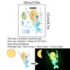Hada Estrella Luminosa Sirena Creativo Pegatina de Interruptor Luminoso Sala de Estar Dormitorio Fondo Decorativo Pegatina de Pared