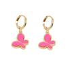 CDD Amazon nuevo collar de mariposa de dos piezas para mujer europeo y americano simple color mariposa suministro directo de fábrica