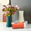 Jarrón de Plástico Escandinavo Creativo Simple Decoración para Sala de Estar en Casa Arreglo de Flores Secas Jarrón de Plástico Resistente a Caídas