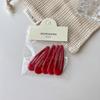 5 Um pacote de grampos de cabelo básicos para combinar, grampos BB de cor brilhante, grampos de franja, grampos laterais para meninas, grampos de gota d'água, acessórios de cabelo