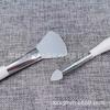 Nuevo recomendado cepillo de silicona de doble cabezal lentejuelas Halo único suave silicona fácil de aplicar mascarilla facial herramienta de belleza cepillo