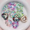 Explosões TikTok Fofo Indústria Pesada Pintado à Mão Doce Coração Donut DIY Corrente para Celular Chaveiro Material com Contas Combinação de Joias