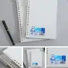 Livro de Folhas Soltas Espessado Livro de Espiral Caderno Simples Estudante Linha Horizontal Sub-fosco Transparente Grade Bloco de Notas em Branco
