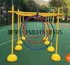 Color Caramelo Equipo para Reunión Deportiva de Mascotas Obstáculo Sencillo Equipo de Entrenamiento para Perros Aro de Salto Túnel Puente Ondulado