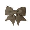 Grampo de Cabelo Mini Infantil de Poliéster com Laço Quente de Venda Cruzada Bebê Bebê Grampo de Cabelo Cor Sólida Menina Simples Presilha Lateral
