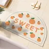 Alfombrilla de suelo de tierra de diatomeas fresca flor hogar baño baño absorbente secado rápido alfombrilla para pies inodoro antideslizante resistente al desgaste felpudo