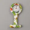 Venta al por mayor directa de fábrica, reloj de enfermera de silicona, reloj de enfermera de silicona con transferencia de agua, color del reloj de enfermera, reloj de enfermera