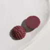 Acessórios para Cabelo e Chapéu Feminino Vintage Estilo Japonês Nó Tecido de Rattan Redondo Resina Meia-Redonda DIY