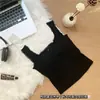 Chaleco cálido de otoño e invierno para mujer, estilo retro americano, simple y sexy, corte ajustado, camisola de encaje con copas en el pecho