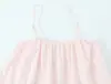 Vestido Corto Rosa de Nylon Estilo Globo para Mujer Primavera 2026 Estilo Europeo y Americano 2795